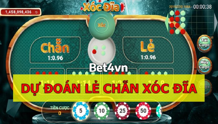 dự đoán chẵn lẻ xóc đĩa