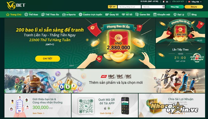 đăng nhập v9bet