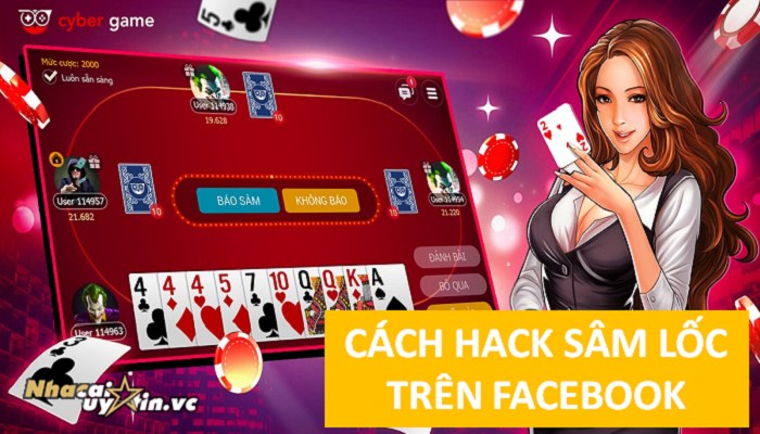 hack sâm lốc Facebook