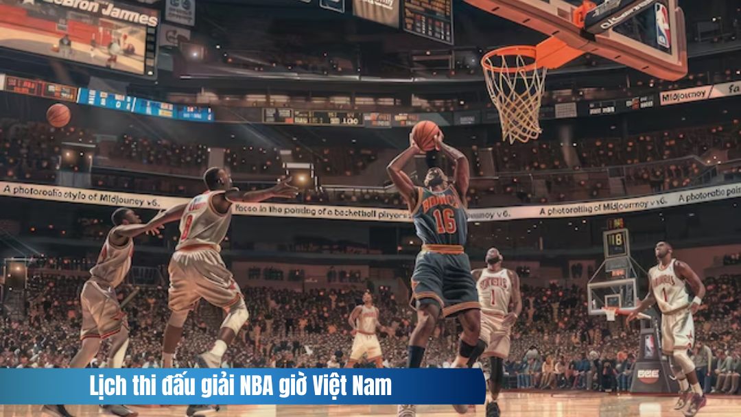 Hình ảnh lịch thi đấu giải NBA theo giờ VIệt Nam